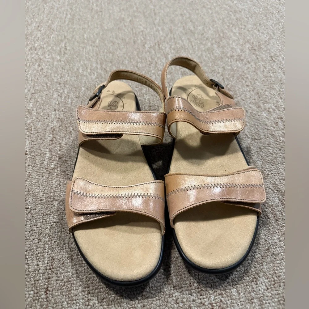 SAS Nudu Adjustable Comfort Sandal in dawn, size 10.5, EUC - Picture 2 of 6
